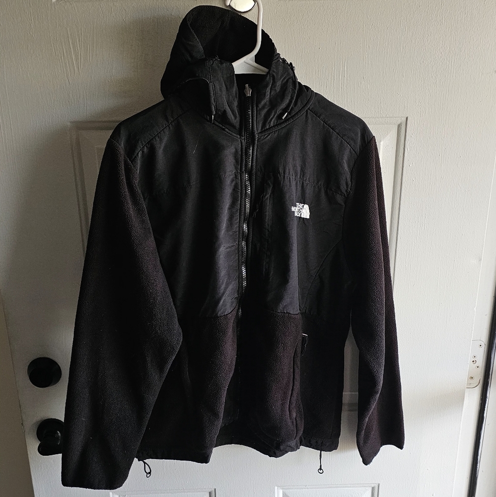 The Northface Denali hooded Fleece jacket size xlarge